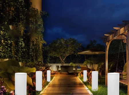 Светильник Цилиндр 30х190 питание от 220, RGB Светильник Цилиндр 30х190 питание от 220, RGB