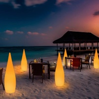 Светильник Капля 36х120 солнечная батарея, RGB Светильник Капля 36х120 солнечная батарея, RGB